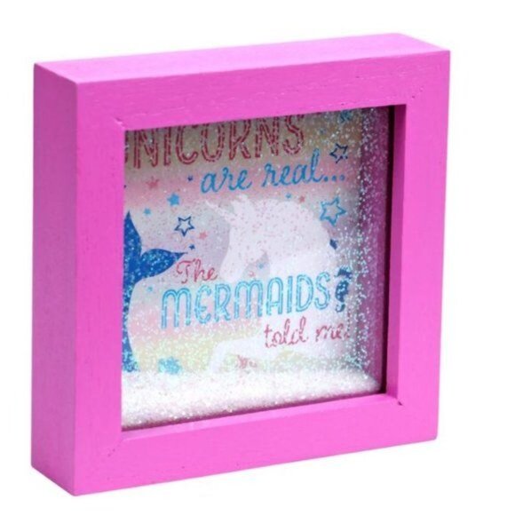 A set of 4 home decor, inspirational, Glitter Shadow Boxes - Picture 3 of 10